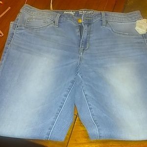 Mossimo med rise leggings crop